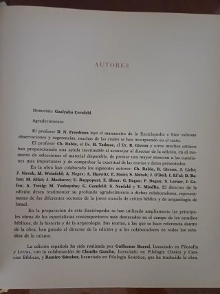 Enciclopedia del Mundo Bíblico II (I-Z).