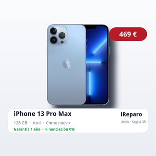 iPhone 13 Pro Max 128GB Azul