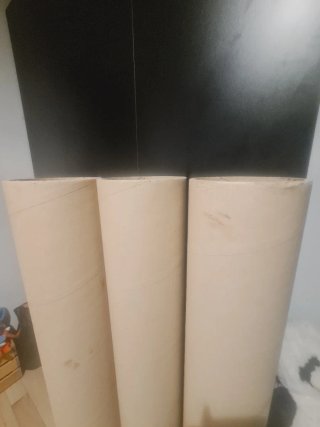 Rollos de cartón para división de pared