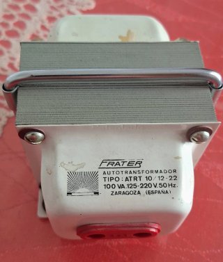 Autotransformador FRATER 125/220V 100VA