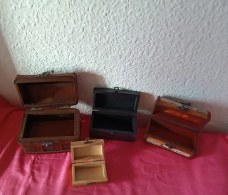 Lote de 4 Cofres Decorativos