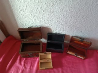 Lote de 4 Cofres Decorativos