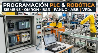 Programador de PLC y Robótica Industrial