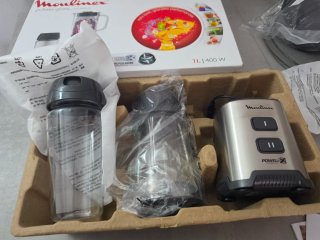 Moulinex Batidora Mini Pulseo Glass 1L 400W