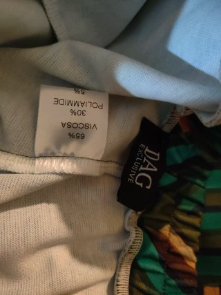 Pantaloni fantasia zig-zag elastico