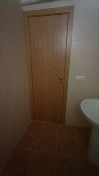 Puerta madera maciza baño