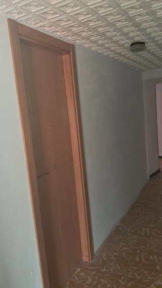 Puerta madera maciza baño