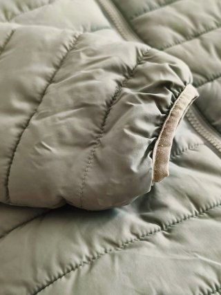 Chaqueta niño acolchada verde días frios