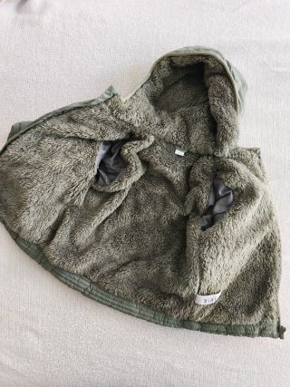 Chaqueta niño acolchada verde días frios
