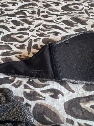 Costume Calzedonia nero e argento