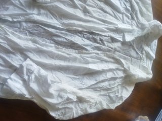 Camisa blanca de tela