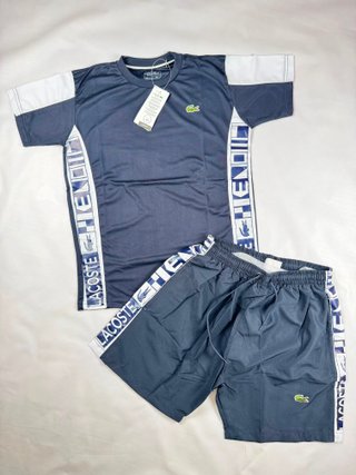 Conjunto Deportivo Lacoste Azul y Blanco