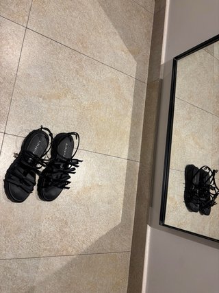 Sandalias Hispanitas Negras Talla 40