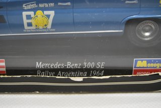 Revell Mercedes-Benz 300 SE Rallye Argentina 1964