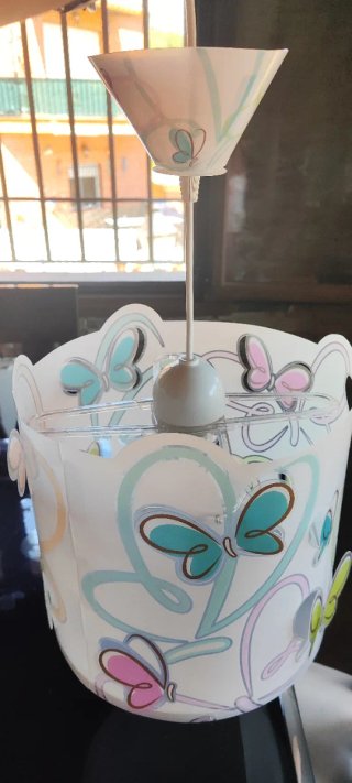 Lámpara infantil a juego mariposas