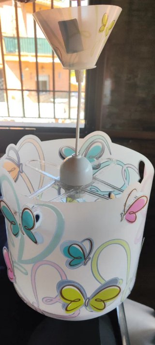 Lámpara infantil a juego mariposas
