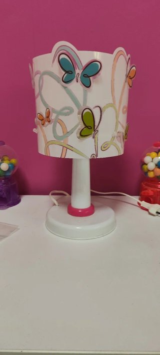 Lámpara infantil a juego mariposas