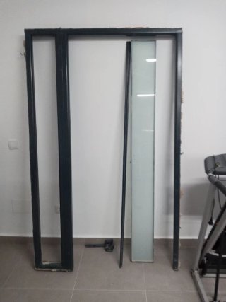 Puerta de entrada exterior aluminio