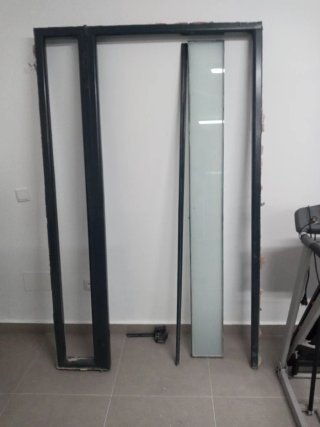 Puerta de entrada exterior aluminio