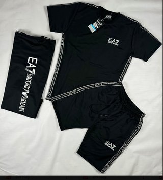 Conjunto EA7 Emporio Armani Negro