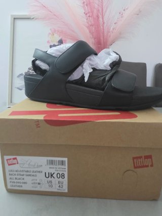 Sandalias Fitflop Mujer Talla 42 Negras