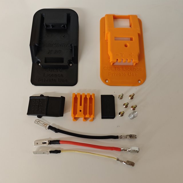 Adaptador batería Parkside x20 en WORX