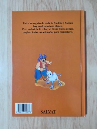 Clásico cuento Disney.Aladdín el dromedario blanco