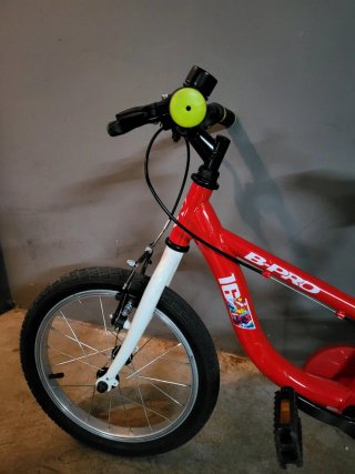 Bicicleta Infantil B-Pro 16 Roja