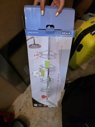 Organizador de ducha cromado
