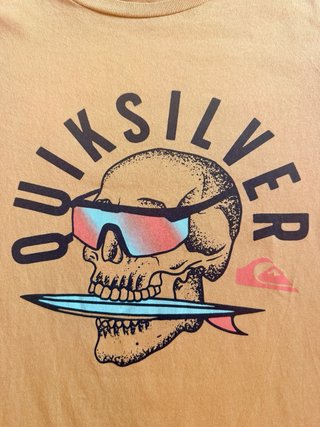Camiseta Quiksilver niño calavera surf