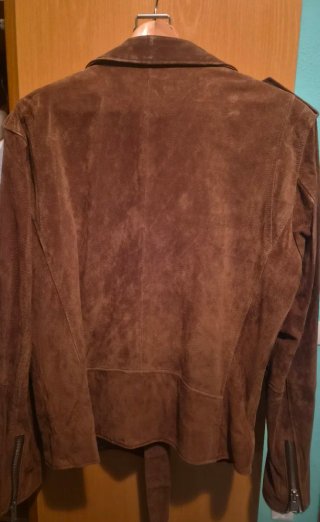 Chaqueta Zara Biker Ante Hombre XL
