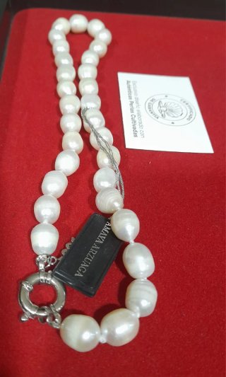 Collar Perlas Cultivadas Cierre Plata Amaya Arzuag