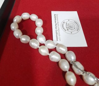 Collar Perlas Cultivadas Cierre Plata Amaya Arzuag