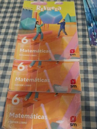Libros Matemáticas 6° primaria