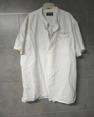 Camisa de lino blanca talla L