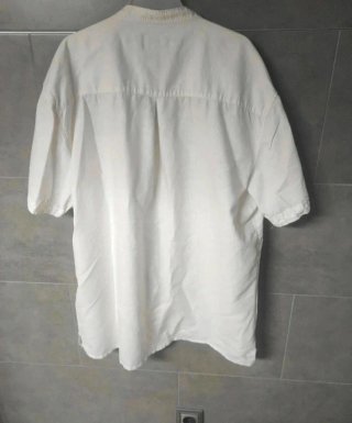 Camisa de lino blanca talla L