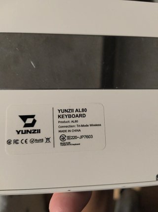 Teclado Mecánico YUNZII AL 80 rgb