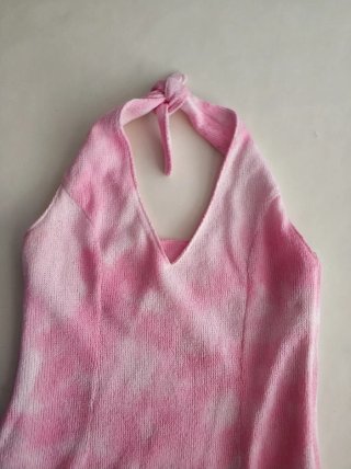 Vestido Verano Tie-Dye Rosa
