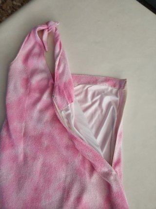 Vestido Verano Tie-Dye Rosa