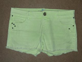 Pack 2 Pantalones Cortos Flúor Bershka Talla M