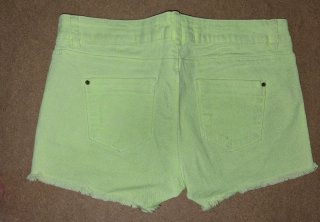 Pack 2 Pantalones Cortos Flúor Bershka Talla M
