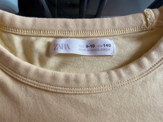 Camiseta Zara niño amarilla