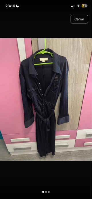 Vestido largo negro Diesel
