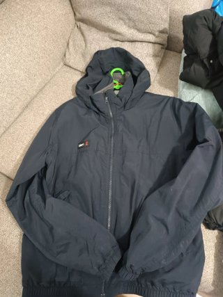 Chaqueta Slam azul con Capucha