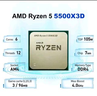 Procesador AMD Ryzen 5 5500X3D
