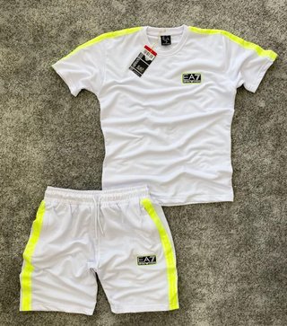 Conjunto Emporio Armani Blanco y Amarillo