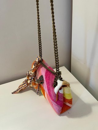 Borsa a tracolla con foulard