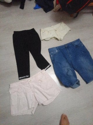 Pantalones cortos varios desliza fotos 1€ cu