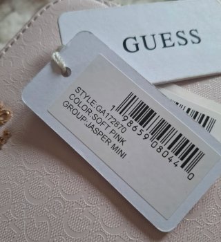 Bolso Guess Rosa y Dorado