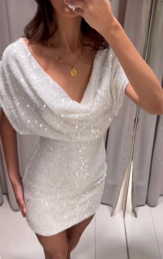 Vestido Zara Lentejuelas